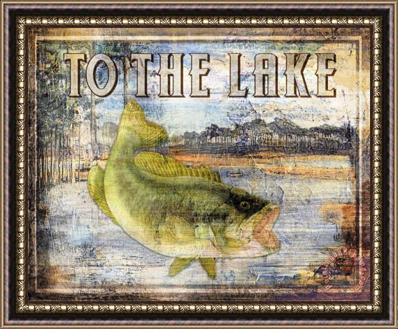Paul Brent To The Lake Framed Painting