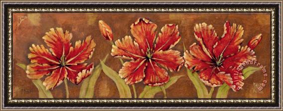 Paul Brent Venetian Tulips Framed Painting