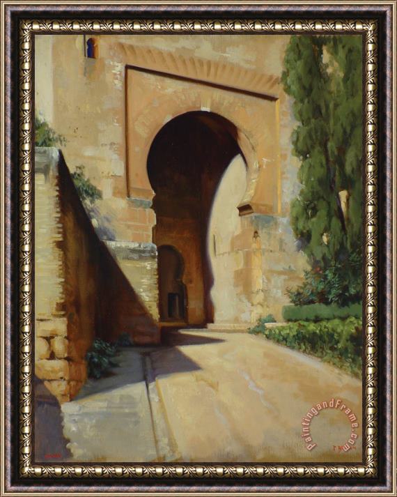Paul Brown Puerta De La Justica, Alhambra Framed Print