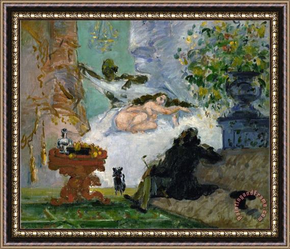 Paul Cezanne A Modern Olympia 1873 1874 Framed Painting