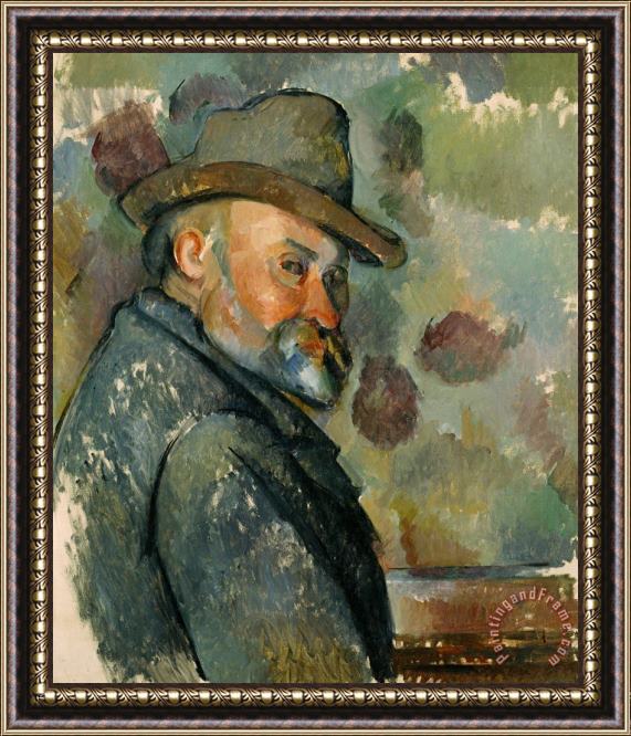 Paul Cezanne Autoportrait Framed Print
