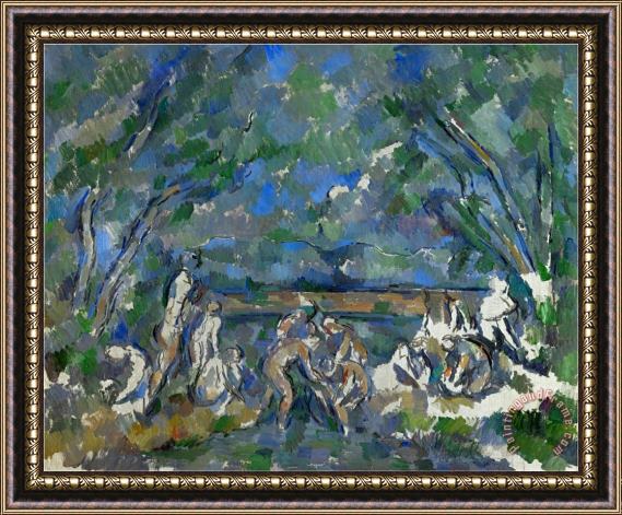 Paul Cezanne Bathers 1902 1906 Framed Painting