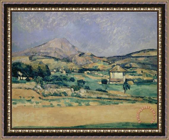 Paul Cezanne Blick Zum Mount Saint Victoire 1882 85 Framed Print