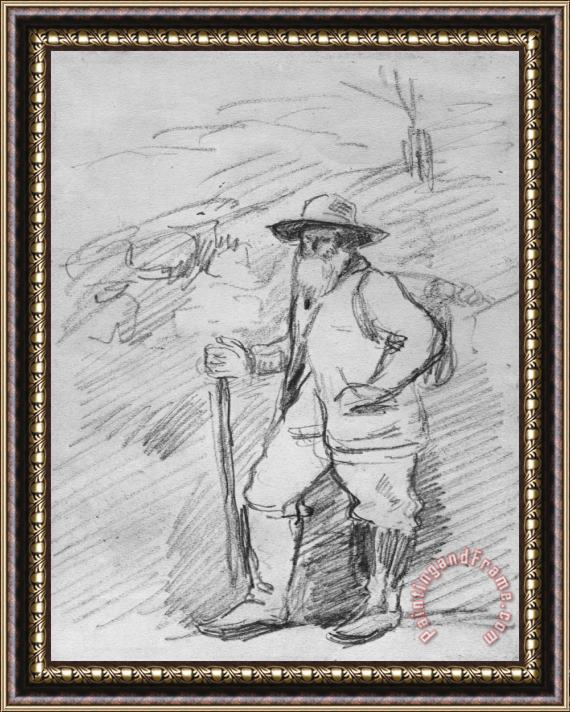 Paul Cezanne Camille Pissarro Framed Print