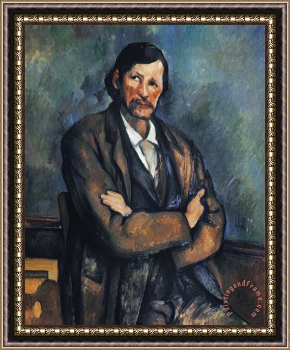 Paul Cezanne Cezanne Man C1899 Framed Print
