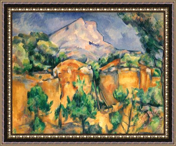 Paul Cezanne Cezanne Sainte Victoire Framed Painting