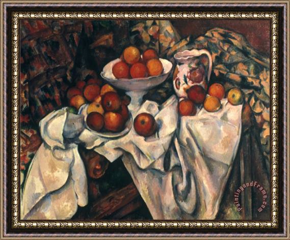 Paul Cezanne Cezanne Still Life C1899 Framed Print