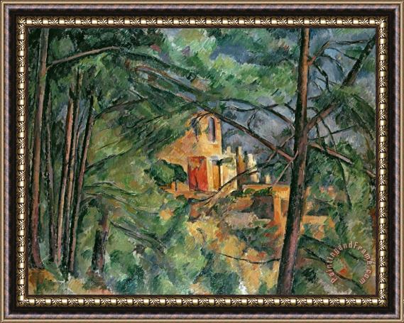 Paul Cezanne Chateau Noir C 1904 Framed Painting