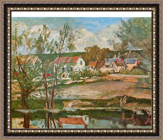 Paul Cezanne Dans La Vallee De L Oise Framed Print