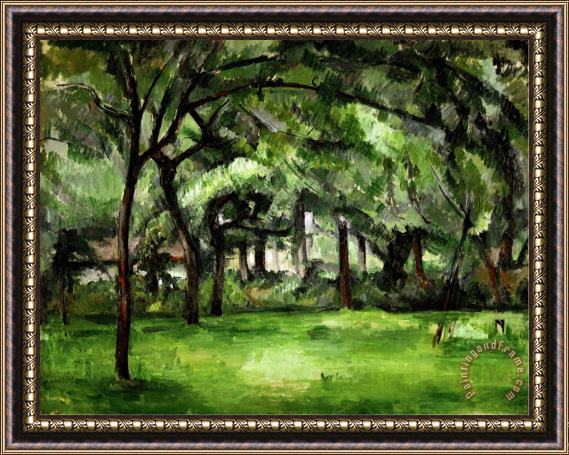 Paul Cezanne Farmhouse in Normandy Summer Hattenville 1882 Framed Painting
