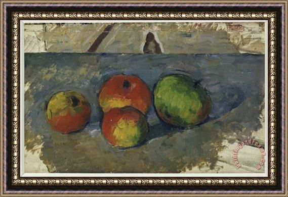 Paul Cezanne Four Apples C 1879 82 Framed Painting