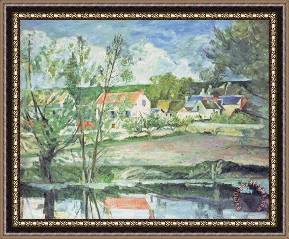 Paul Cezanne In The Oise Valley Framed Painting