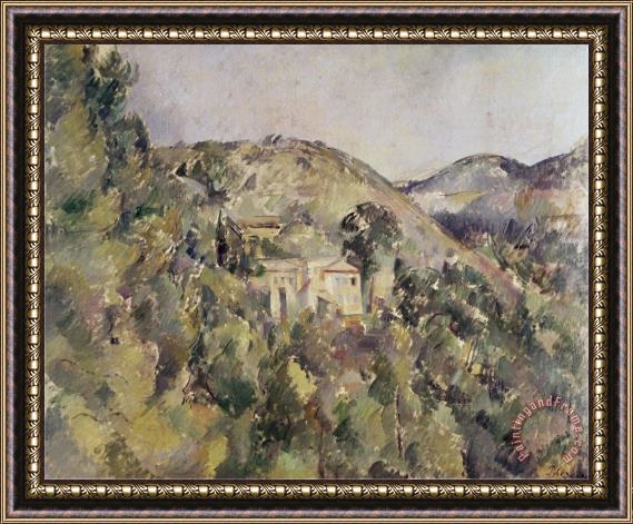 Paul Cezanne La Collines Des Pauvres Framed Painting