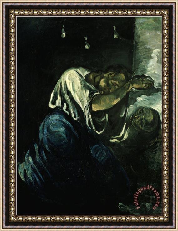 Paul Cezanne La Madelaine Ou La Douleur Mary Magdalene Or Sadness C 1868 69 Framed Print