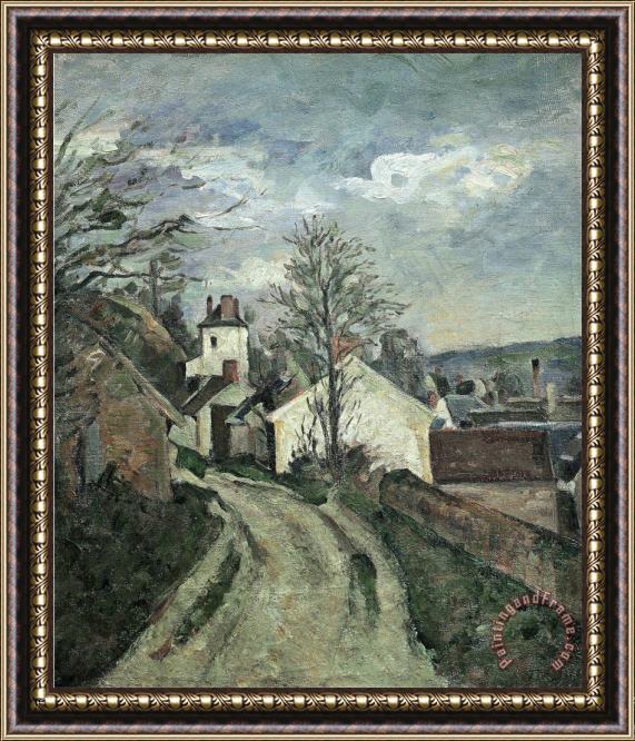 Paul Cezanne La Maison Du Docteur Gachet a Auvers Doctor Gachet S House Auvers France C 1873 Framed Print
