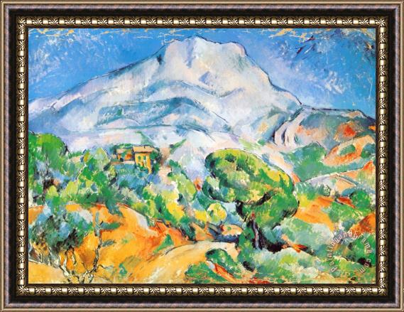 Paul Cezanne La Montagne St Victoire Framed Print