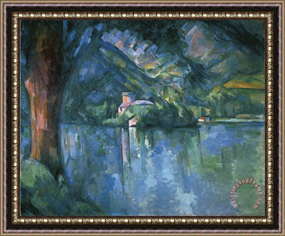 Paul Cezanne Lake Annecy Framed Print