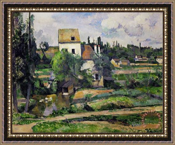 Paul Cezanne Landscape in Auvers Framed Print