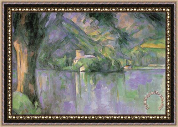 Paul Cezanne Le Lac Annecy Framed Painting