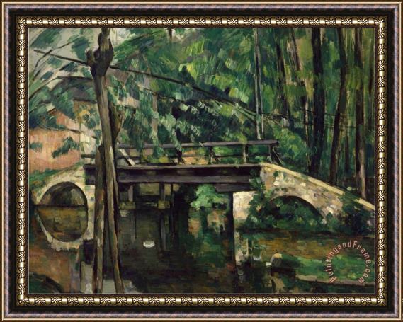 Paul Cezanne Le Pont De Maincy Pres De Melun 1879 80 Bridge of Maincy Near Melun Framed Print