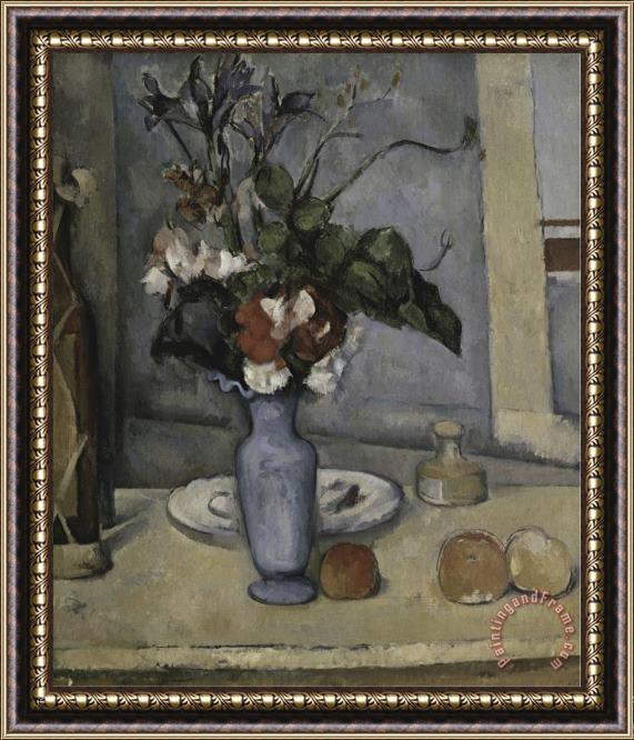 Paul Cezanne Le Vase Bleu Framed Print