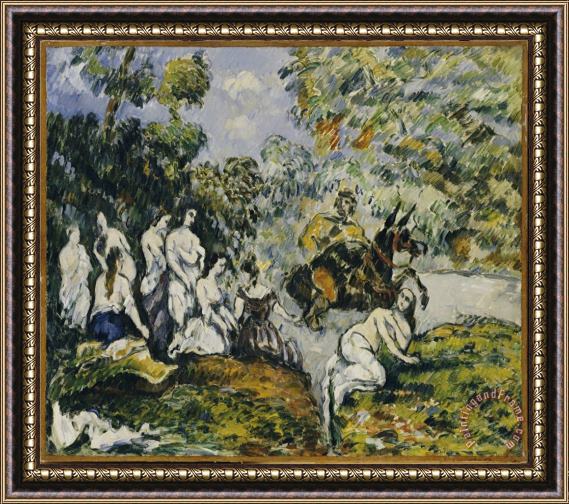 Paul Cezanne Legendary Scene C 1878 Framed Print