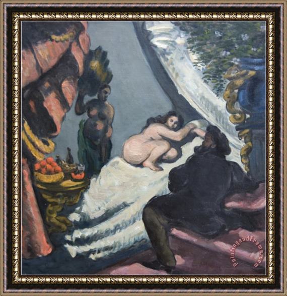 Paul Cezanne Modern Olympia Framed Print