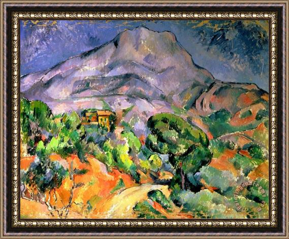 Paul Cezanne Mont Saint Victoire 1900 Framed Print