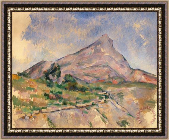 Paul Cezanne Mont Sainte Victoire 1897 98 Framed Print