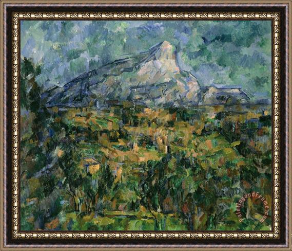 Paul Cezanne Mont Sainte Victoire Framed Painting
