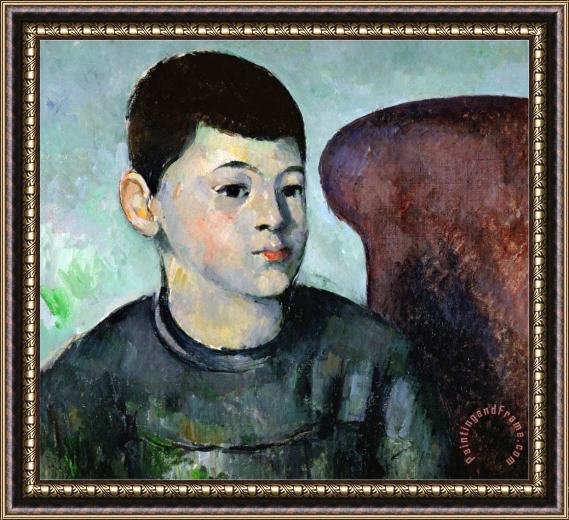 Paul Cezanne Paul Cezanne Son of The Artist 1883 1885 Framed Print