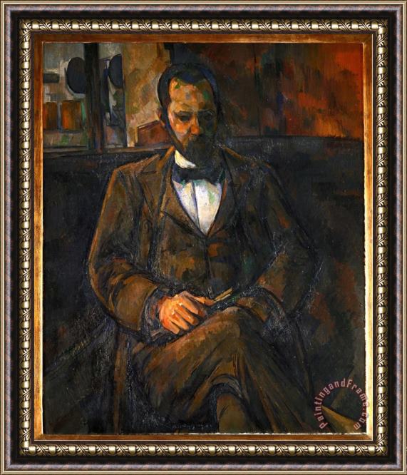 Paul Cezanne Portrait of Ambroise Vollard The Art Dealer Painted 1899 Framed Painting