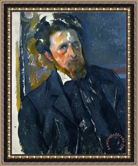 Paul Cezanne Portrait of Joachim Gasquet Framed Painting