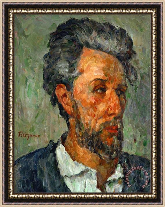Paul Cezanne Portrait of Victor Choquet 1876 1877 Framed Painting