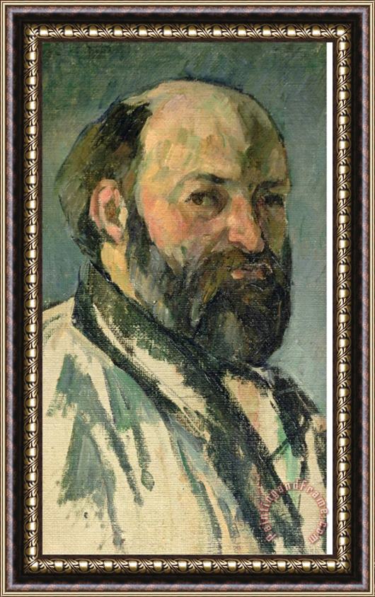 Paul Cezanne Self Portrait Circa 1877 80 Framed Print