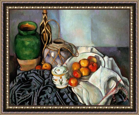 Paul Cezanne Still Life with Apples 1893 94 Framed Painting