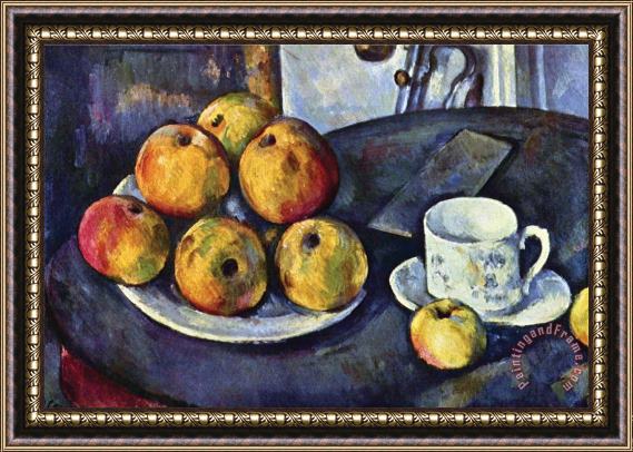 Paul Cezanne Still Life with Cup And Saucer Framed Print