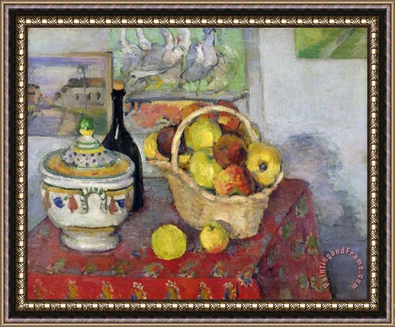 Paul Cezanne Still Life with Tureen Framed Print