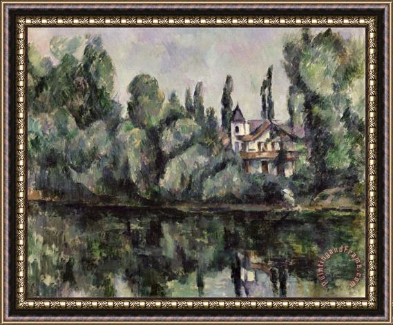 Paul Cezanne The Banks of The Marne 1888 Framed Painting
