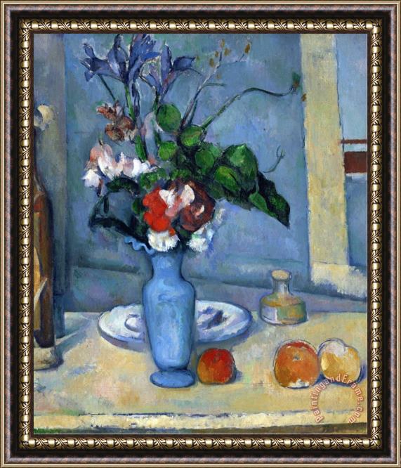 Paul Cezanne The Blue Vase 1885 87 Framed Painting