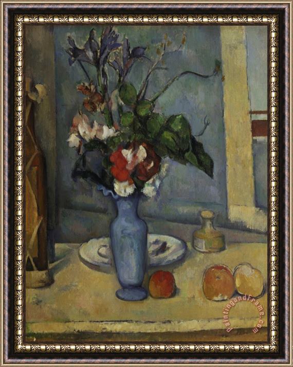 Paul Cezanne The Blue Vase About 1885 1887 Framed Print