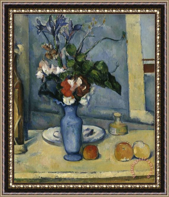 Paul Cezanne The Blue Vase C 1885 Framed Painting