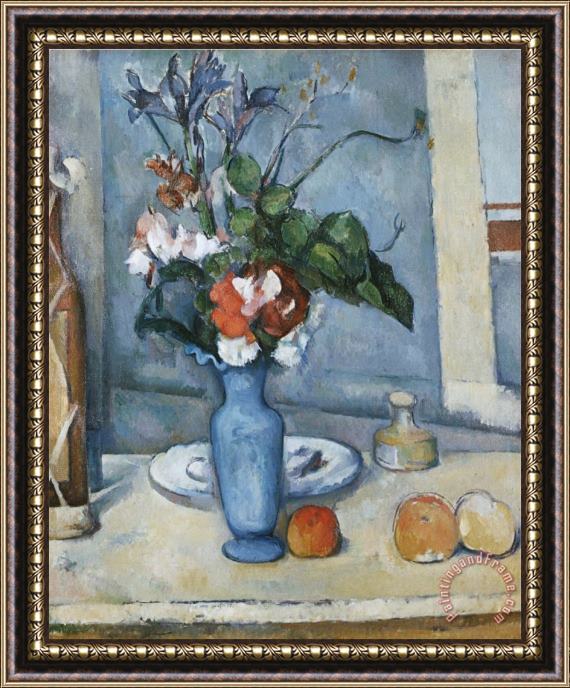 Paul Cezanne The Blue Vase Framed Painting