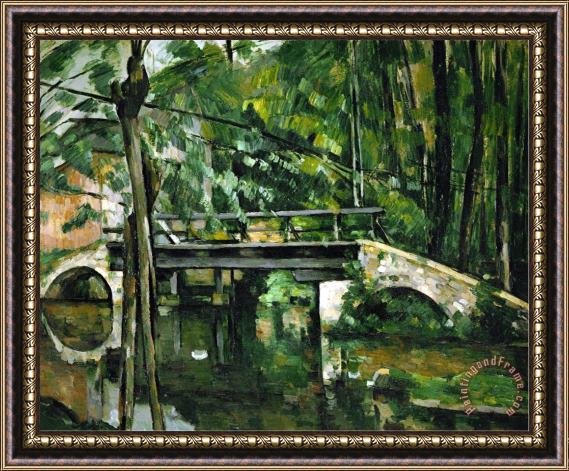 Paul Cezanne The Bridge at Maincy Near Melun 1879 Framed Painting