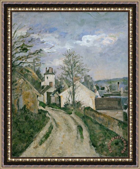 Paul Cezanne The House of Dr Gachet at Auvers Circa 1873 Framed Painting