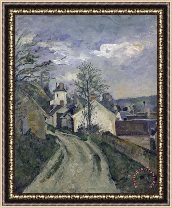 Paul Cezanne The House of Dr Gachet at Auvers Framed Painting