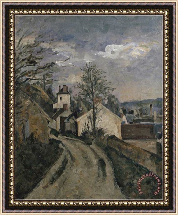 Paul Cezanne The House of Dr Gachet Framed Painting
