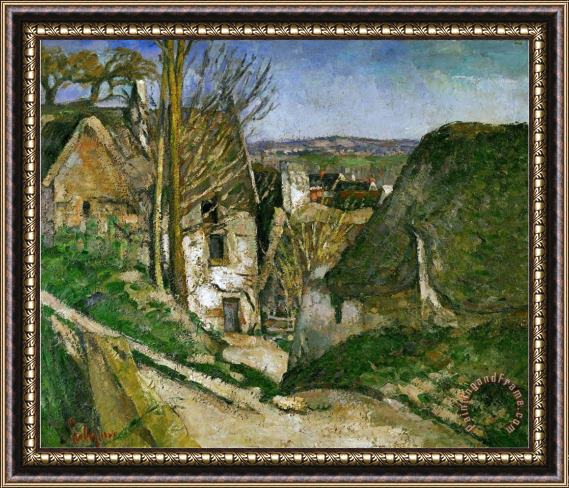 Paul Cezanne The House of The Hanged Man 1873 Framed Painting