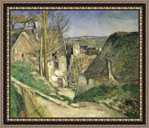 Paul Cezanne The House of The Hanged Man Auvers Sur Oise 1873 Framed Painting