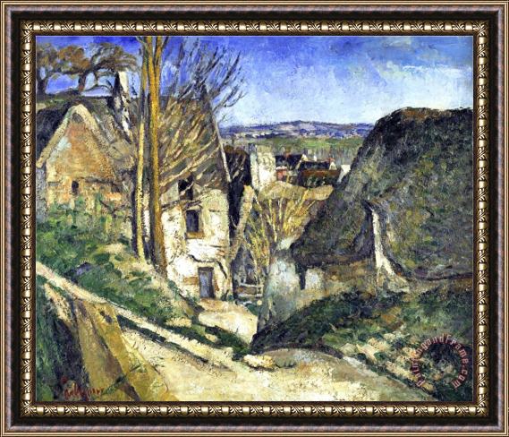 Paul Cezanne The House of The Hanged Man in Auves C 1872 Framed Painting